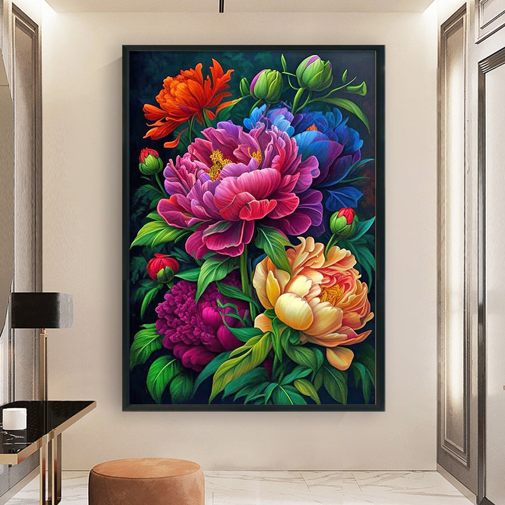 Peony - 11CT Counted Cross Stitch 40*60CM