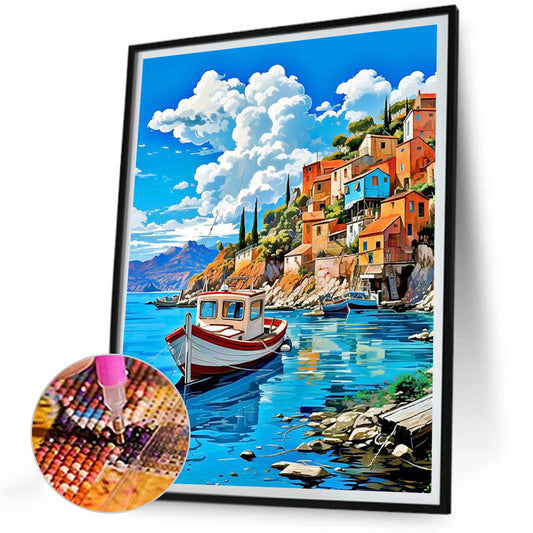 Bay - Full Round Drill Diamond Painting 30*40CM