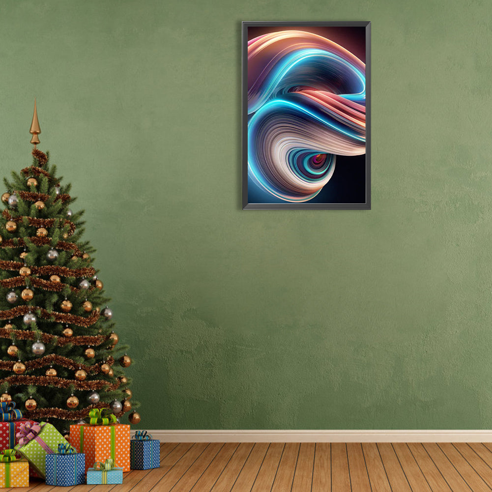 Neon Spiral - Full Round Drill Diamond Painting 40*60CM