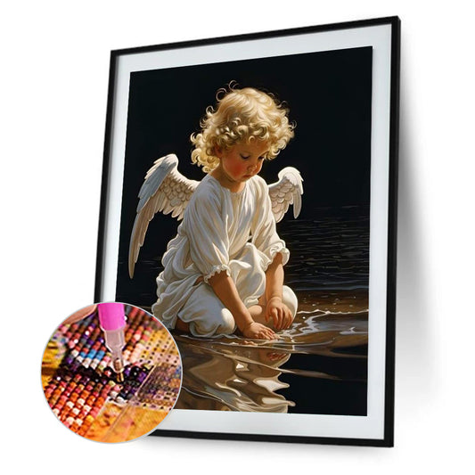 Angel - Full Round Drill Diamond Painting 30*40CM