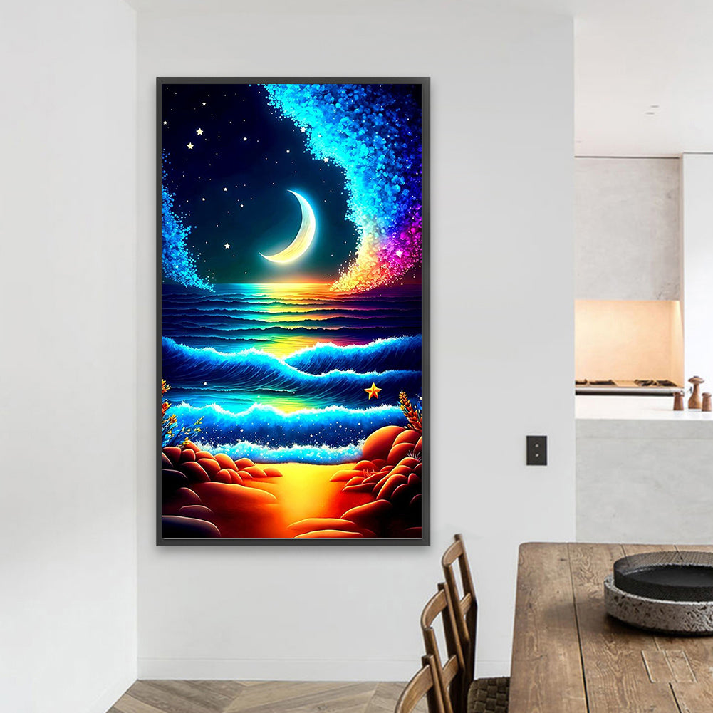 Colorful Clouds - Full Round Drill Diamond Painting 40*70CM