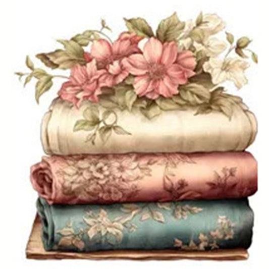 Silk Cloth - 11CT Stamped Cross Stitch 50*50CM