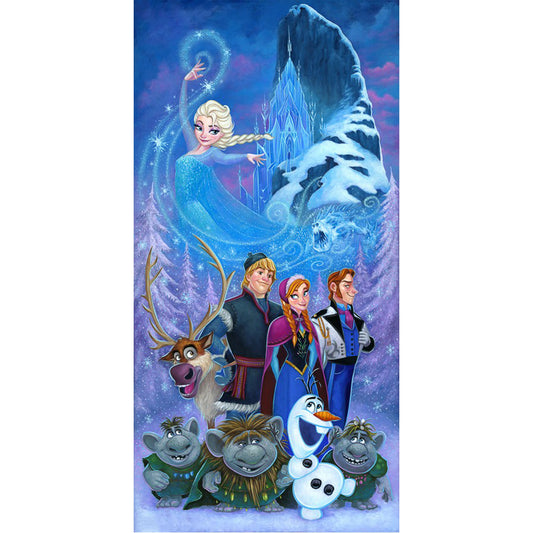 Disney Frozen - 11CT Stamped Cross Stitch 45*90CM