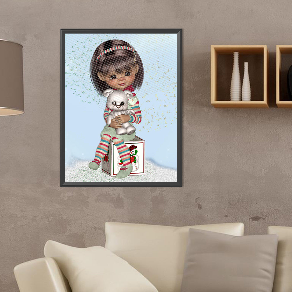 Model Doll - Full Round Drill Diamond Painting 30*40CM