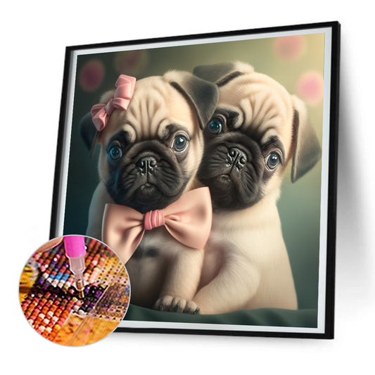 Yorkshire Terrier - Full Round Drill Diamond Painting 30*30CM