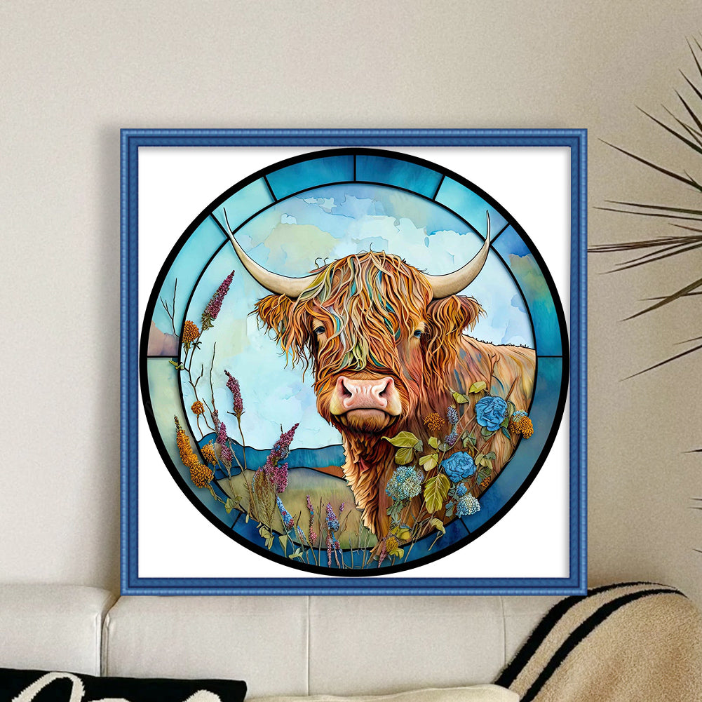 Yak - 11CT Stamped Cross Stitch 40*40CM