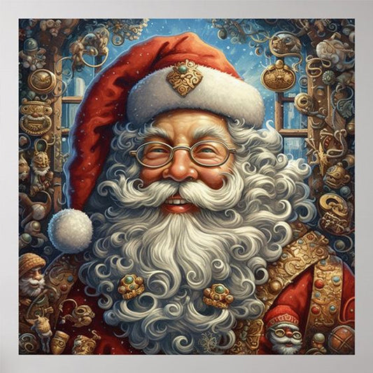 Santa Claus - Full Square Drill Diamond Painting 30*30CM