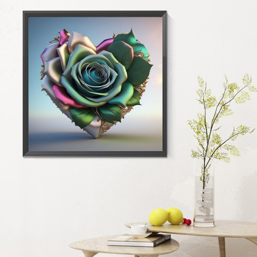 Love Rose - Full Round Drill Diamond Painting 30*30CM