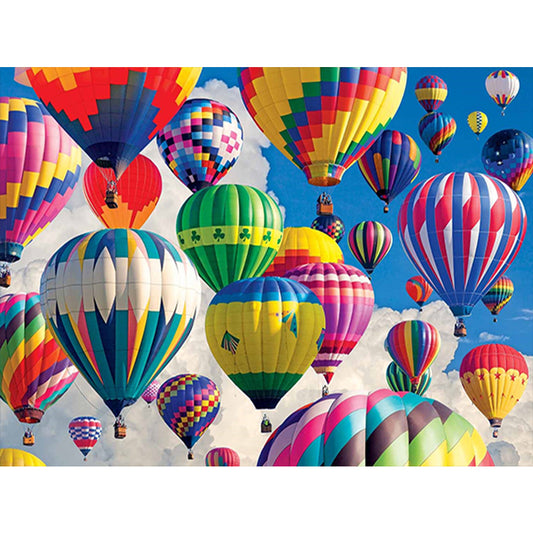 Hot Air Balloon - Full Square Drill Diamond Painting 60*45CM