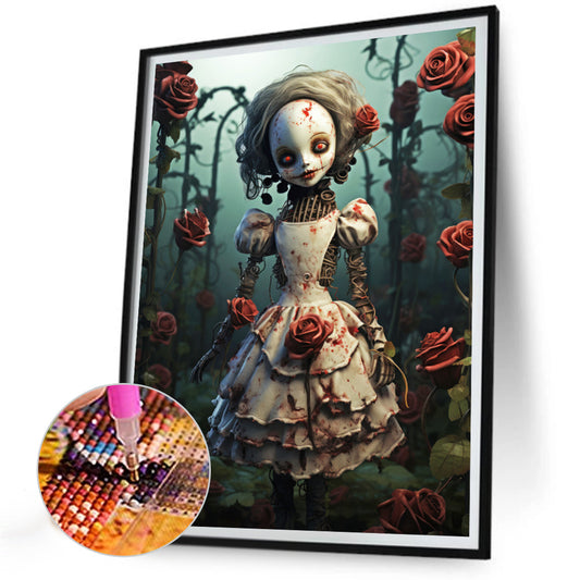 Skullgirls - Full Round Drill Diamond Painting 30*40CM