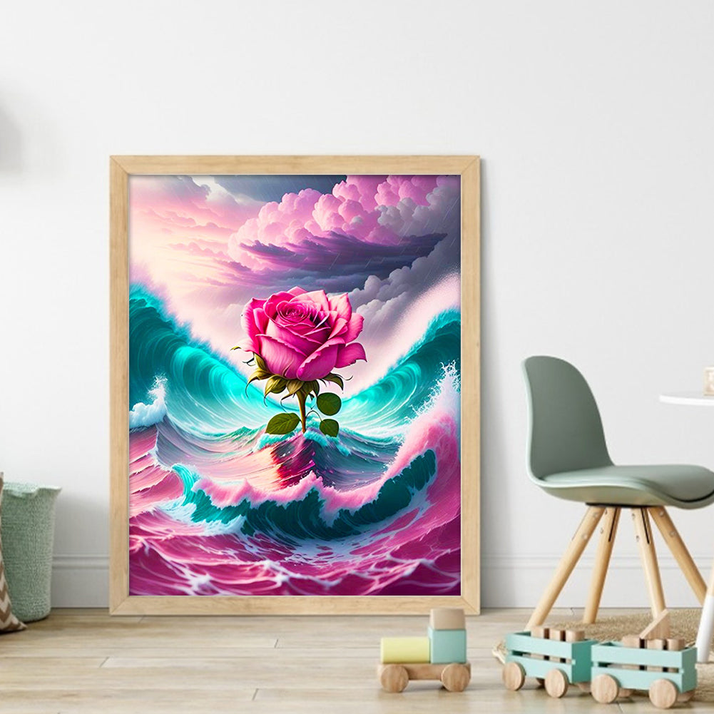 Roses - 11CT Stamped Cross Stitch 40*50CM