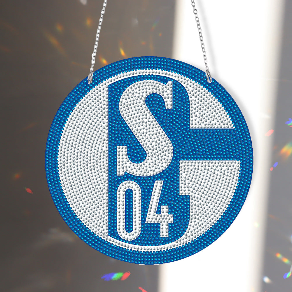 Badge Label Diamond Painting Hanging Pendant Suncatcher Home Decor (S 04)