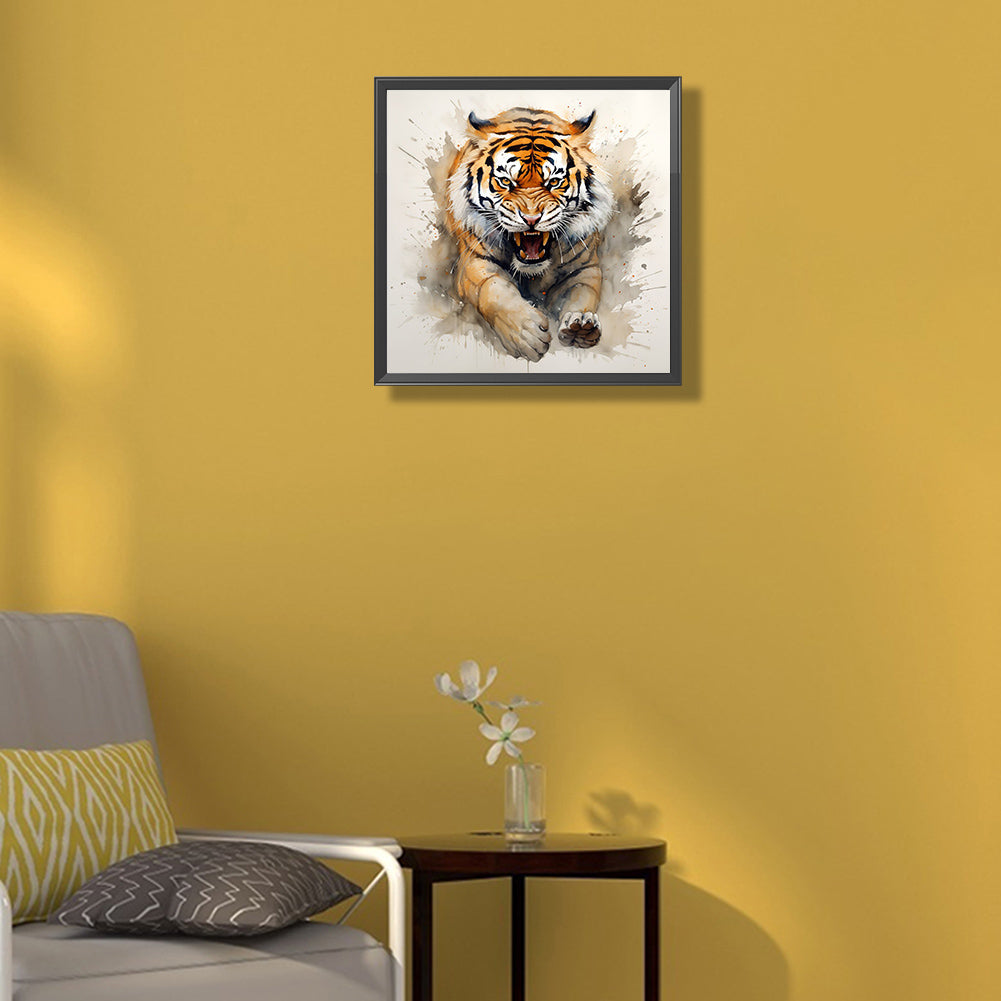Tiger - Full Round Drill Diamond Painting 35*35CM
