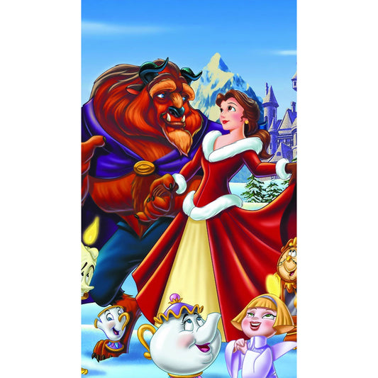 Beauty And The Beast - Full Round Drill Diamond Painting 40*70CM