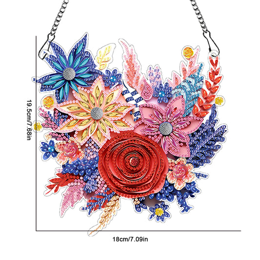 Special Shaped Diamond Painting Wreath Ornament for Home Window Door Decor (#1)