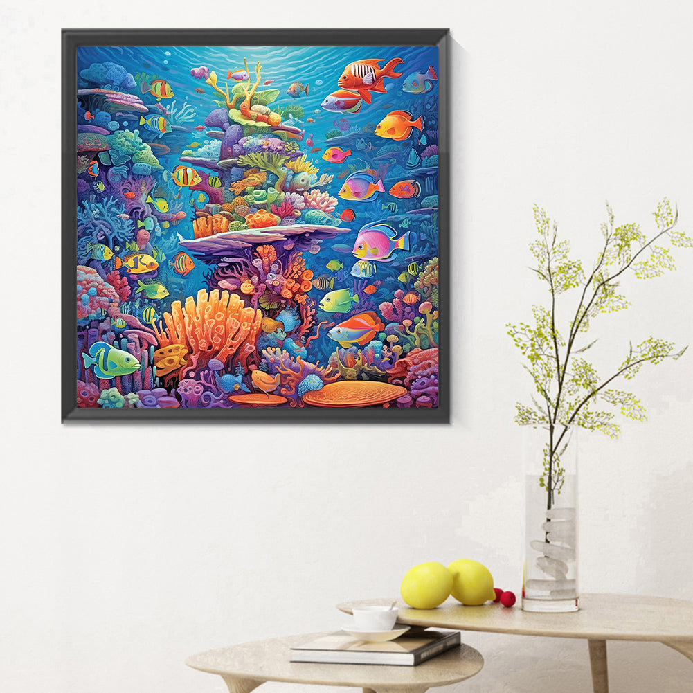 The Underwater World - Full Round Drill Diamond Painting 30*30CM