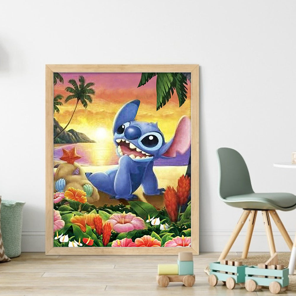Cartoon - 11CT Stamped Cross Stitch 40*50CM