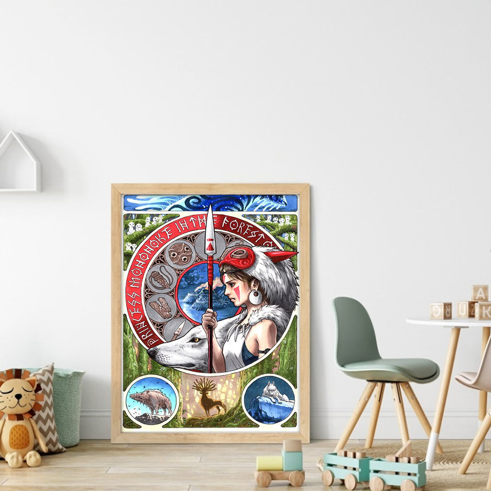 Figure - 11CT Stamped Cross Stitch 40*56CM