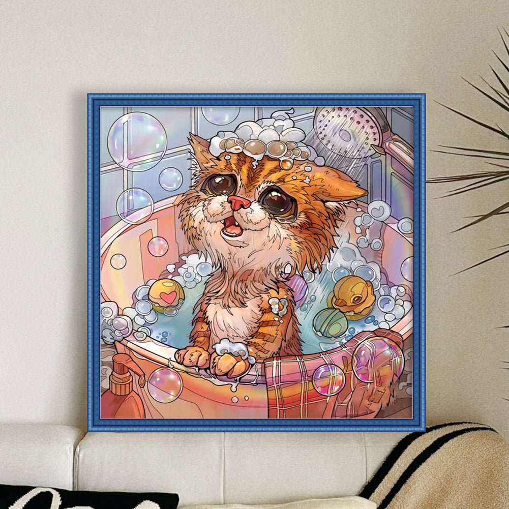 Cartoon - 11CT Stamped Cross Stitch 50*50CM