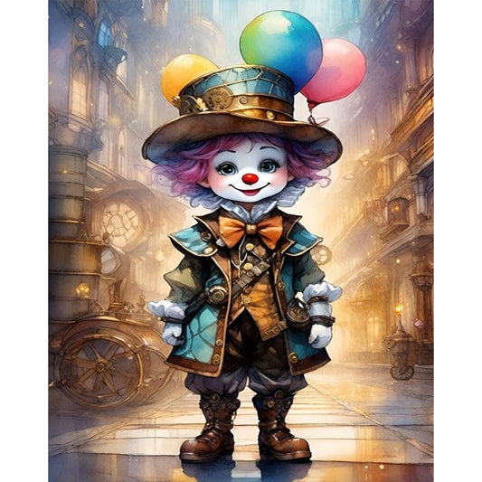 Clown - Full Square Drill Diamond Painting 40*50CM