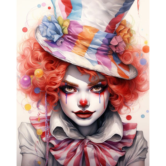 Clown - Full Square Drill Diamond Painting 40*50CM
