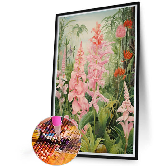 Foxglove - Full Round Drill Diamond Painting 40*60CM