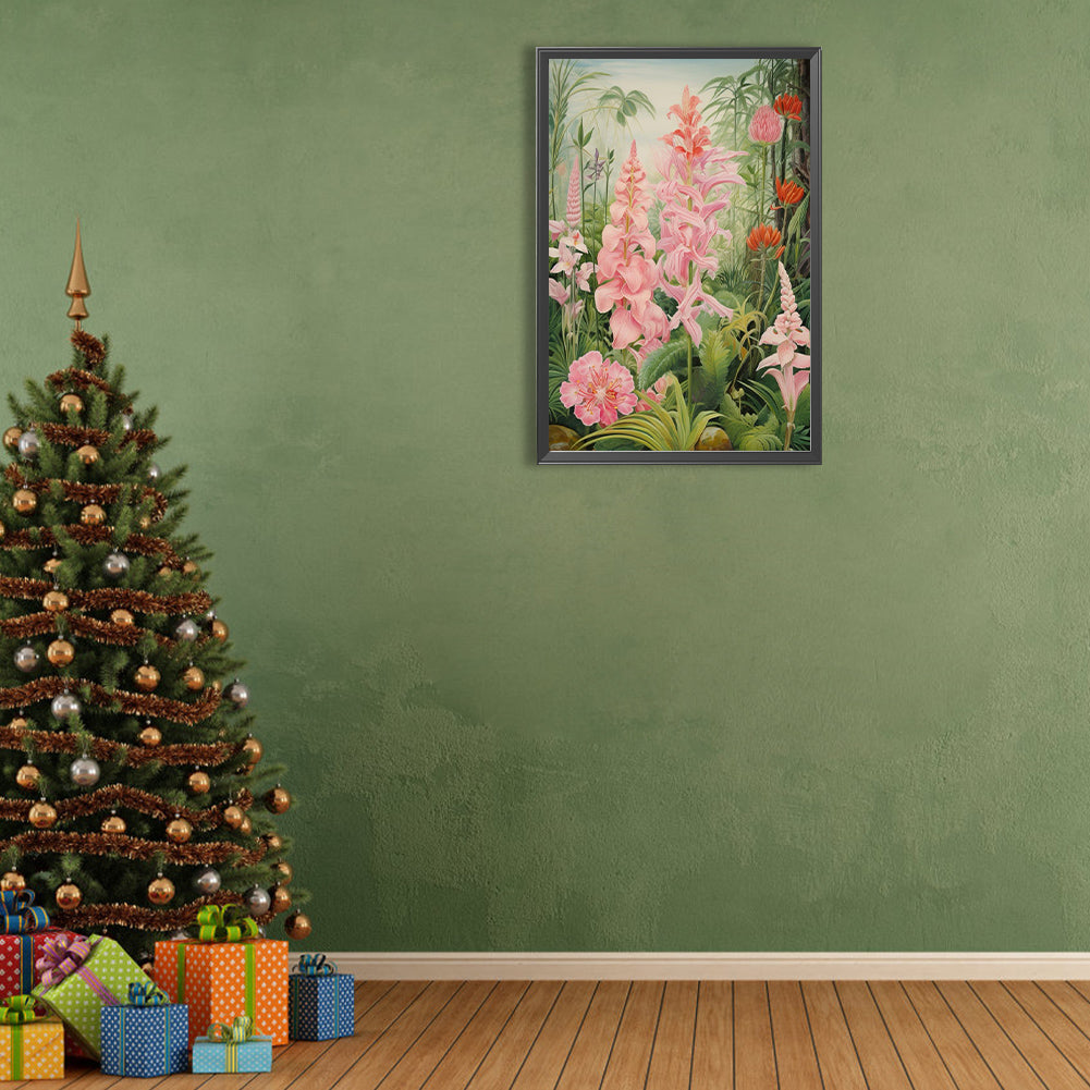 Foxglove - Full Round Drill Diamond Painting 40*60CM