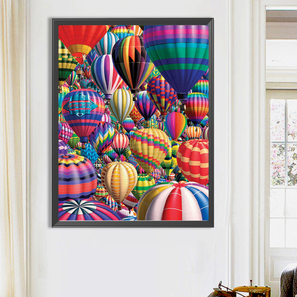 Hot Air Balloons - Full AB Round Drill Diamond Painting 50*60CM