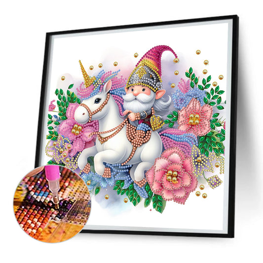 Unicorn Knight Goblin - Special Shaped Drill Diamond Painting 30*30CM