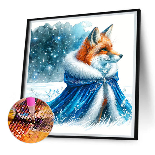 Aurora Fox - Full Round Drill Diamond Painting 30*30CM