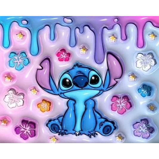 Stitch - Full AB Round Drill Diamond Painting 40*50CM