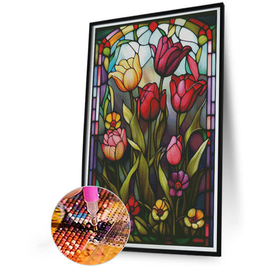 Tulip - Full Round Drill Diamond Painting 40*60CM