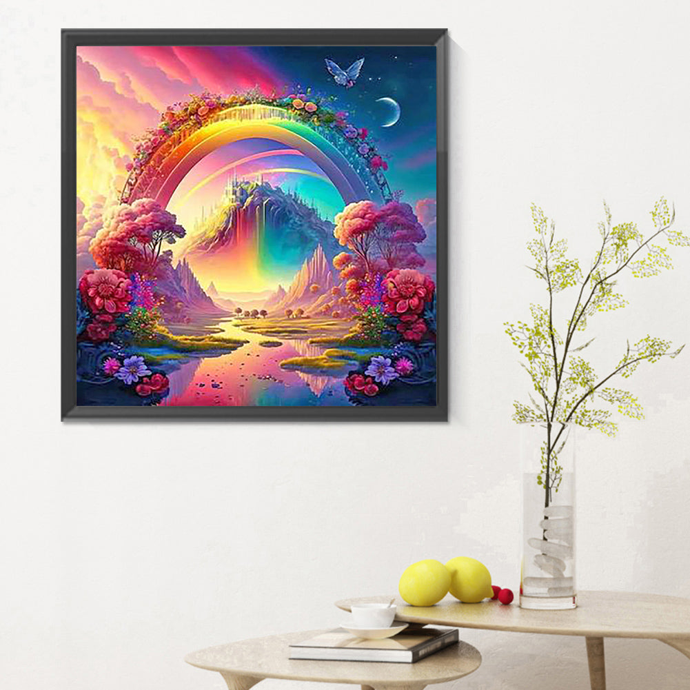 Colorful Yin Yang Wonderland - Full Round Drill Diamond Painting 30*30CM