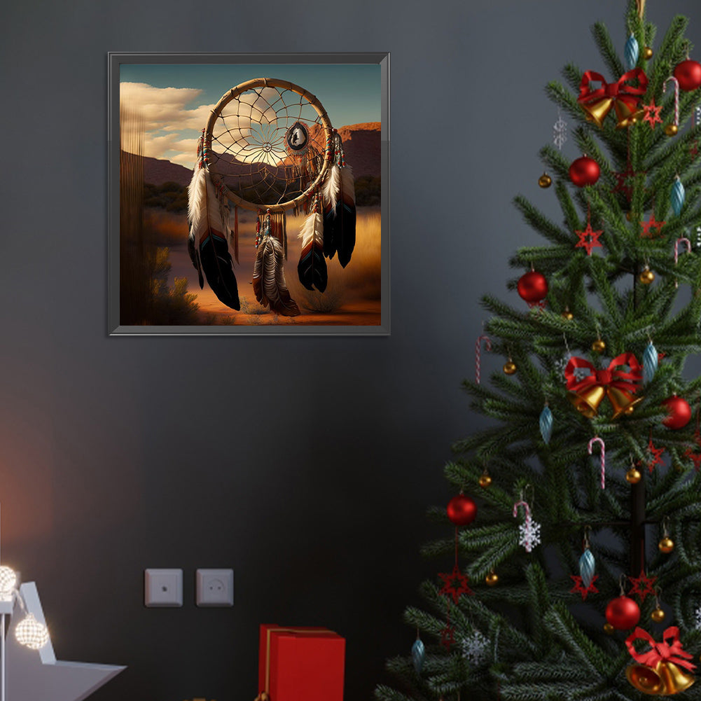 Dreamcatcher - Full Round Drill Diamond Painting 40*40CM