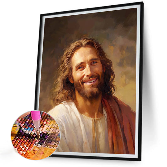 Jesus - Full Round Drill Diamond Painting 30*40CM