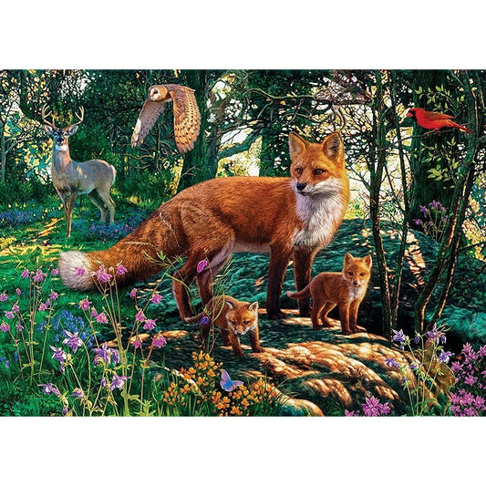Fox - Full Square Drill Diamond Painting 70*50CM