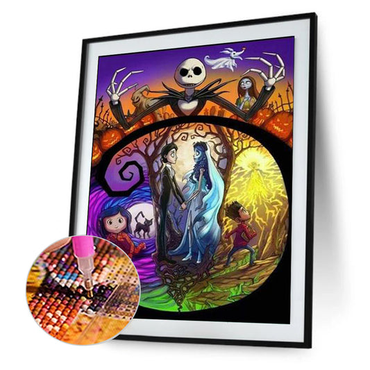 Zombie Bride - Full Round Drill Diamond Painting 50*60CM
