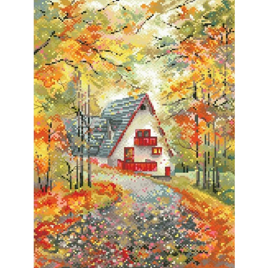 Autumn Waltz - 11CT Stamped Cross Stitch 39*52CM(Spring)