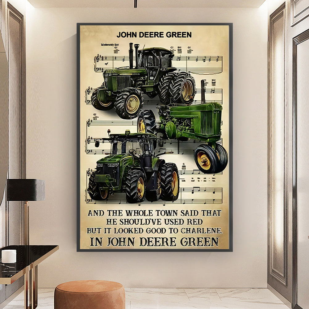 Agricultural Vehicles - 11CT Stamped Cross Stitch 50*75CM