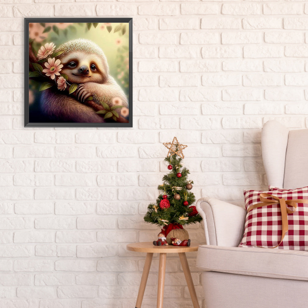 Sloth - Full Round Drill Diamond Painting 30*30CM