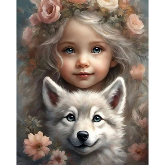Little Girl - Full Square Drill Diamond Painting 40*50CM