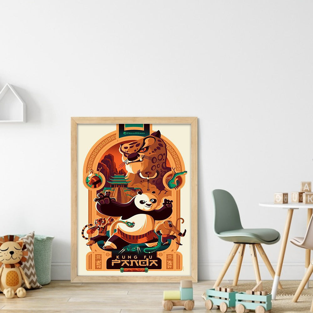 Kungfu Panda - 11CT Stamped Cross Stitch 40*55CM