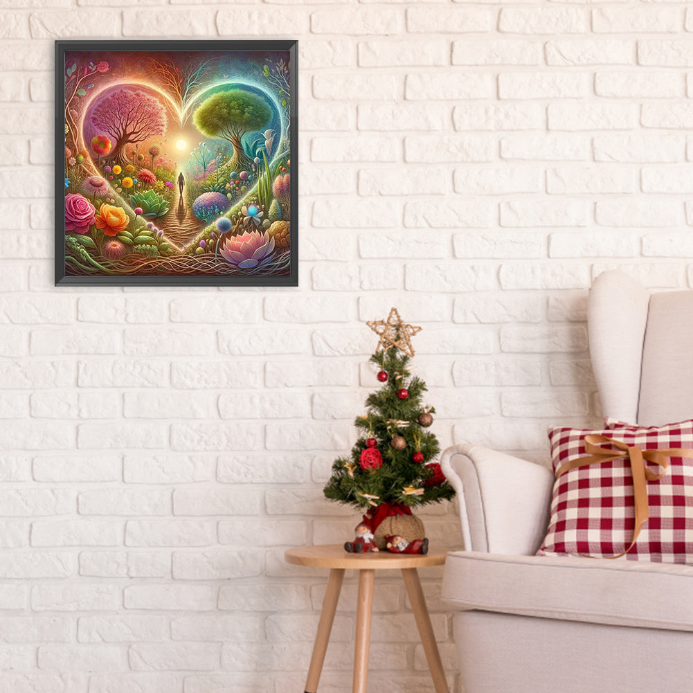 Love Tree Of Life - Full Round Drill Diamond Painting 30*30CM