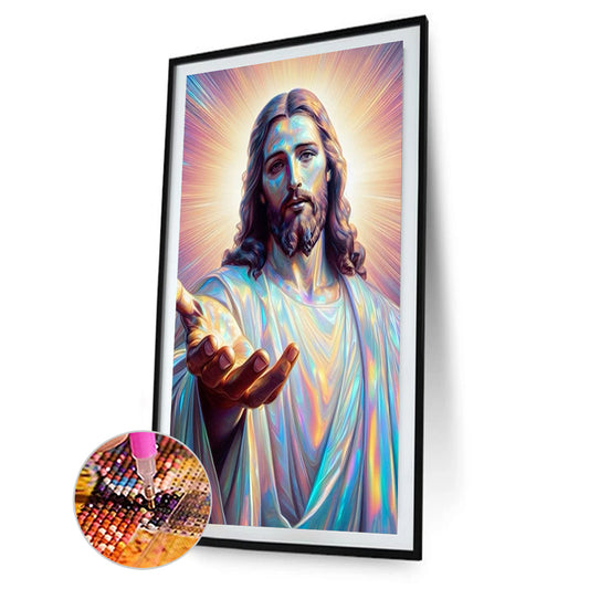 Jesus' Saving Hand - Full Round Drill Diamond Painting 40*60CM