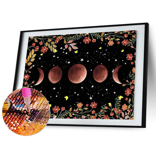 Moon - Full Round Drill Diamond Painting 60*45CM