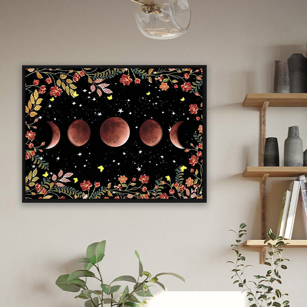 Moon - Full Round Drill Diamond Painting 60*45CM