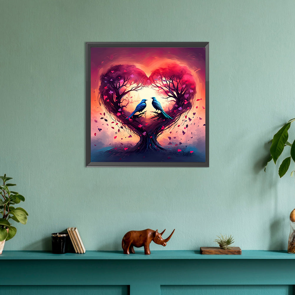 Love For Birds - Full Round Drill Diamond Painting 30*30CM