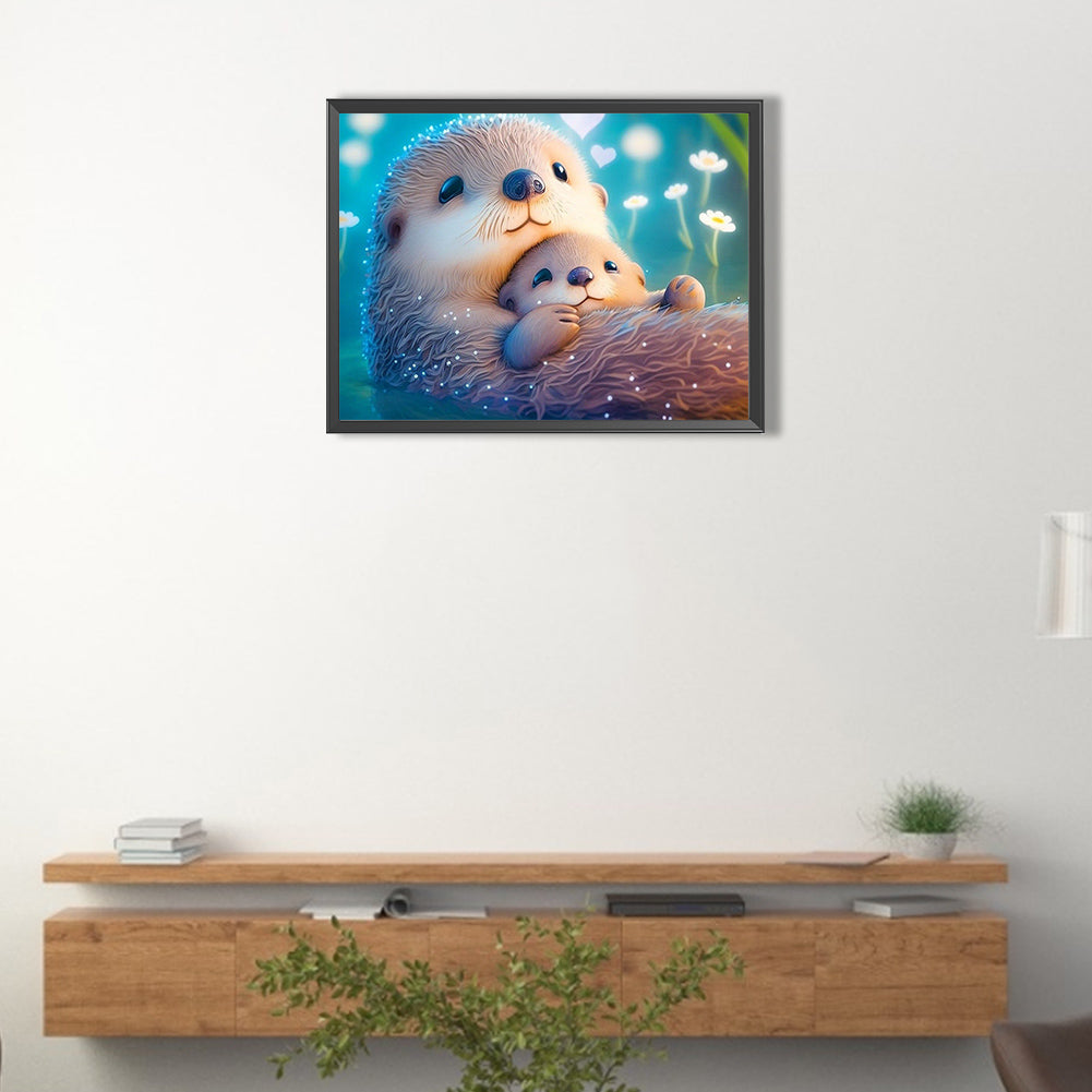 Otter - Full Round Drill Diamond Painting 40*30CM