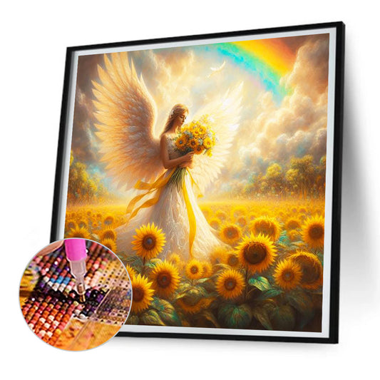 Angel Woman - Full Round Drill Diamond Painting 30*30CM