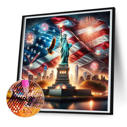 American Eagle - Full Round Drill Diamond Painting 30*30CM